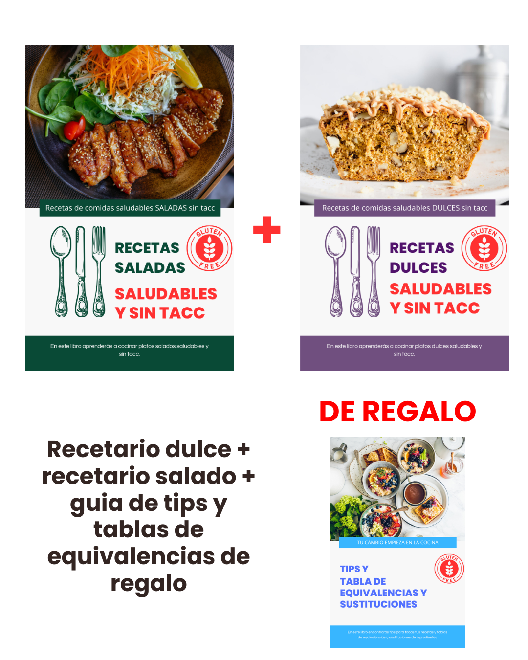 Delicias Saludables Sin TACC (dulces y saladas)